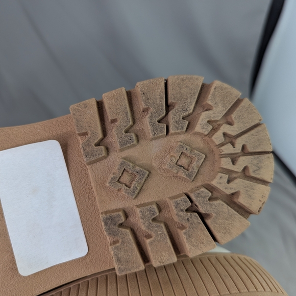 Beige Short Boots Size 10 Winter White Almond Charlotte Russe - Picture 12 of 13